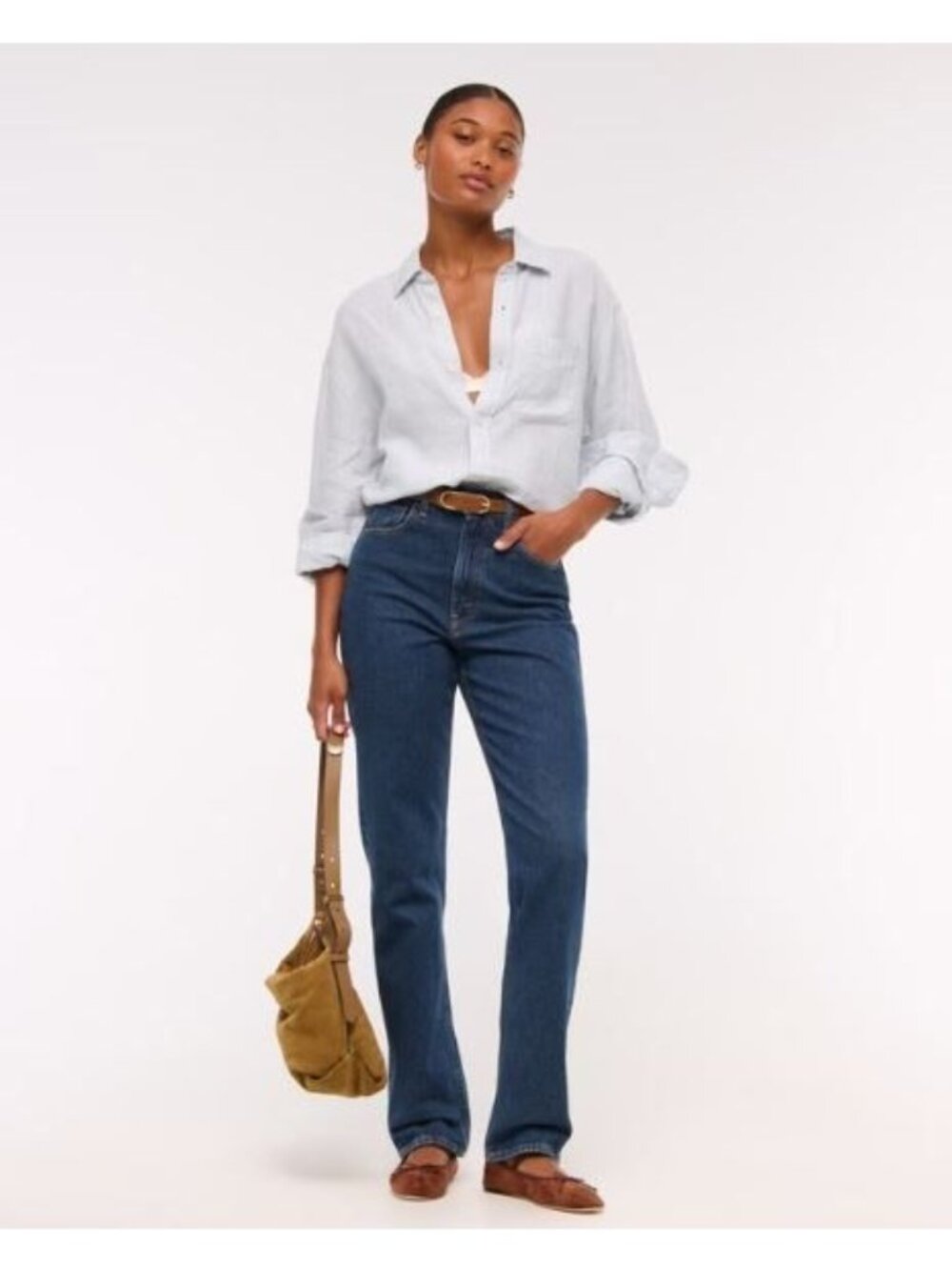 Abercrombie & Fitch Jeans Size 8 90s Straight Ultra High Rise Small Curve Love